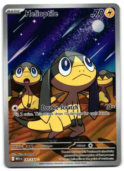 Helioptile 143/132 - Mega Evolution Illustration Rare Pokemon TCG - NM Card - Image 1