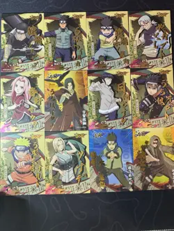 Naruto Shippuden Naruto Character Collectible TCG 12 x Premium Thick Cards SSR - Image 1