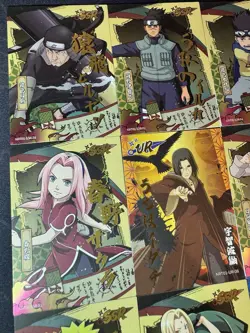 Naruto Shippuden Naruto Character Collectible TCG 12 x Premium Thick Cards SSR - Image 2