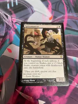 MTG - OPHIOMANCER - RARE - COMMANDER 2013 - NM - Image 1