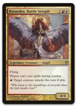 Basandra, Battle Seraph #184 (LP) Conspiracy CNS Magic MTG - Image 1