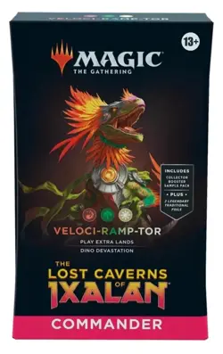 MTG: Lost Caverns Of Ixalan Commander Deck - Veloci-Ramp-Tor Factory Sealed - Image 1
