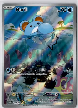Marill 204/193 Holo Illustration Rare Sv02 PAL Paldea Evolved Pokemon Card NM - Image 1