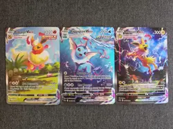 Pokemon TCG Flareon Vaporeon Jolteon VMAX Alt Art Promos Jumbo Lot - Image 1