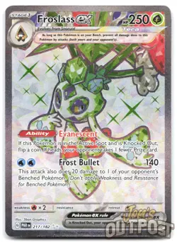 Froslass ex 217/182 Ultra Rare Paradox Rift Pokemon NM/LP+ - Image 1