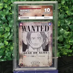 ACE10 Shanks OP09-004 Wanted Emperors in the New World ONE PIECE Card Japanese - Image 1