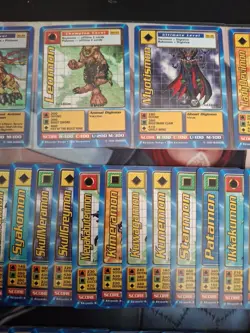 Digimon Trading Card Lot 60+ Digi Battle Series 1 W/ ALL 1st Edition Leomon Rare - Image 3