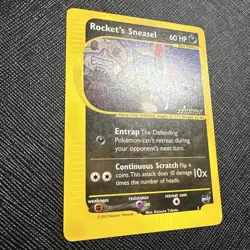 Rocket's Sneasel - 5 - Pokemon (Winner) Promo Wizards Black Star Card MP - Image 2