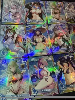 Goddess Story Waifu Bikini 18 x Character Doujin Cards Maiden Girl Party SSR UR - Image 2