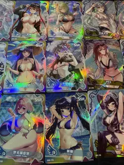 Goddess Story Waifu Bikini 18 x Character Doujin Cards Maiden Girl Party SSR UR - Image 3