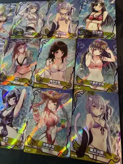 Goddess Story Waifu Bikini 18 x Character Doujin Cards Maiden Girl Party SSR UR - Image 5