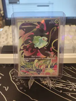 Pokemon TCG Bulbasaur Card 133/132 IR Mega Evolutions Near Mint Condition - Image 1