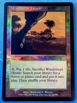 Windswept Heath 328/350 RARE FOIL - Onslaught - Magic The Gathering 2002 - Image 1