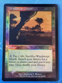 Windswept Heath 328/350 RARE FOIL - Onslaught - Magic The Gathering 2002 - Image 2