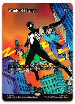 Winds of Change (Borderless) #30 (Foil) (NM) MAR Magic MTG - Image 1