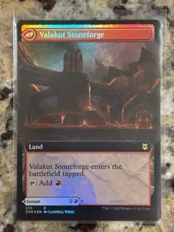 Valakut Awakening Valakut Stoneforge - Extended Art ZNR NM MTG - Image 1