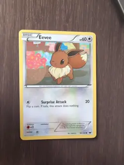 Pokemon Eevee TCG Dark Explorers Card 83/108 Regular Common - Image 1