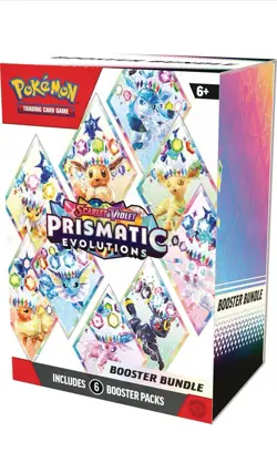 10x Pokemon TCG Scarlet & Violet Prismatic Evolutions Booster Bundle (6 Packs) ✅ - Image 5