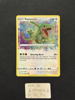 Pokemon Vivid Voltage - Rayquaza - 138/185 - Amazing Rare - MINT - Image 1