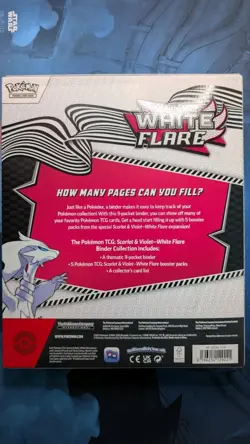 Pokemon TCG Scarlet & Violet White Flare Binder Collection - New & Sealed - Image 2