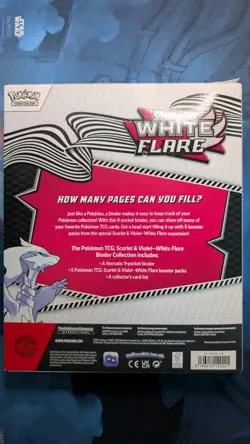 Pokemon TCG Scarlet & Violet White Flare Binder Collection - New & Sealed - Image 4