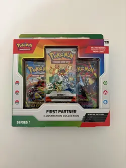 Pokemon (LOT OF 2) TCG First Partner Illustration Collection Series 1 Box SEALED - Image 1