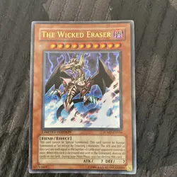 Yu-Gi-Oh! TCG The Wicked Eraser JUMP-EN016 Limited Edition Lp-nm - Image 1