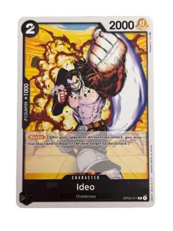 New: One Piece CCG Ideo OP04-077 Kingdoms of Intrigue Regular Common - Image 1