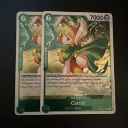 2x Carrot - EB03-013 - Rare - One Piece - English - Image 1