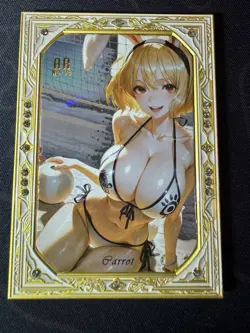 Carrot Sexy Bikini One Piece Metal Character Diamond Card Goddess Waifu - Image 1