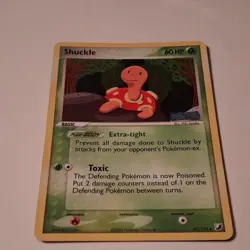 Pokemon Shuckle 47/115 Unseen Forces Uncommon Reverse Holo 60 HP Card English - Image 2