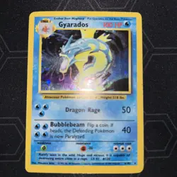 1999 Pokemon TCG Gyarados Holo Rare Card Base Set 6/102 - Image 1