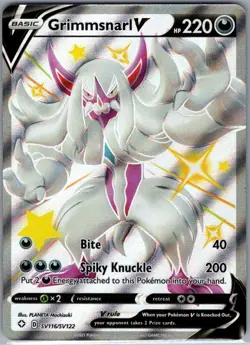 Grimmsnarl V SV116/SV122 Shining Fates: Shiny Vault - Pokemon Card - NM - Image 1