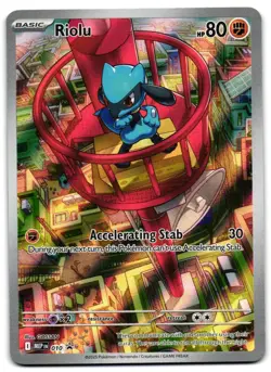 Riolu 010 - Mega Evolutions Illustration Rare Promo Pokemon TCG - LP Card - Image 1