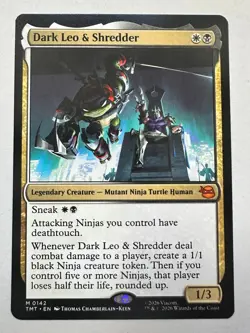 Dark Leo & Shredder M Teenage Mutant Ninja Turtles 142 NM - Image 1