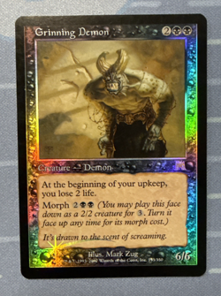 Grinning Demon 153/350 Onslaught - Magic The Gathering 2002 - Image 1