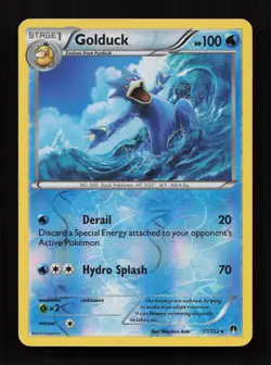 Golduck 17/122 Rare BREAKpoint Pokemon Reverse Holo Near Mint - Image 1