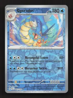 Gyarados 043/193 Rare Paldea Evolved Pokemon Reverse Holo Near Mint - Image 1