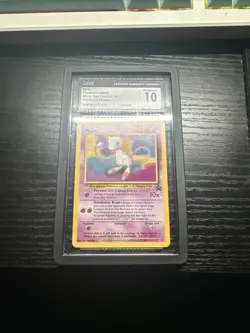 2000 Pokemon Mew Black Star Promo # 8 Pokemon League CGC 10 GEM MINT NON Holo - Image 1