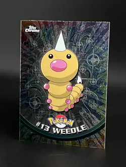 2000 Pokemon Chrome #13 WEEDLE Topps TV - Original !! . [ read ] - Image 1