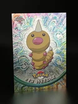 2000 Pokemon Chrome #13 WEEDLE Topps TV - Original !! . [ read ] - Image 2