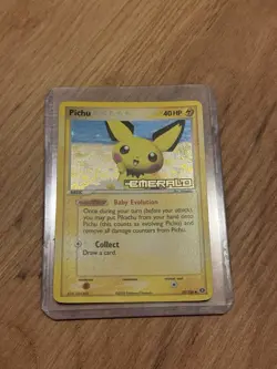 Pichu 59/106 Emerald Reverse Holo NM 2005 Pokemon Card Great Condition - Image 3