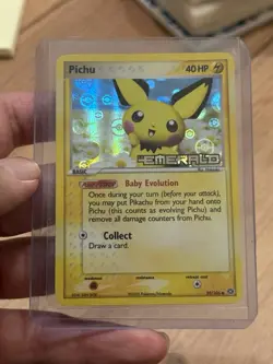 Pichu 59/106 Emerald Reverse Holo NM 2005 Pokemon Card Great Condition - Image 4