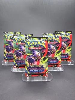 Pokemon TCG Mega Evolution Phantasmal Flames Booster Pack Lot - 5 Sealed Packs ! - Image 1