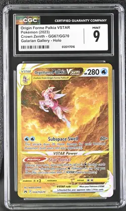 CGC 9 Origin Forme Palkia Vstar Gg67/gg70 Galarian Gallery Holo Pokemon - Image 1