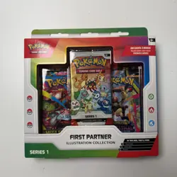Pokemon TCG: First Partner Illustration Collection Box - Series 1 - Sealed New - Image 1