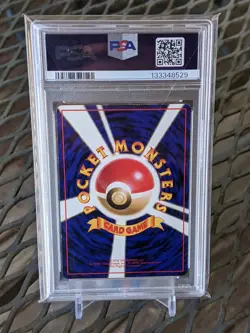 1998 Pokemon Japanese Growlithe #58 Glossy Vending Series III PSA 7 NM - Image 2