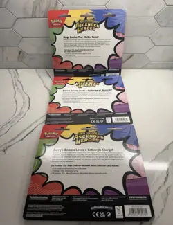 Pokemon TCG Ascended Heroes Tech Sticker Collection And 2 Pack Blister Bundle - Image 2