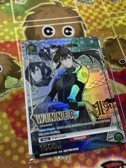 Mina Ashiro KJ8-041 NM Winner Sealed TCG Promo Pack Union Arena - Image 2