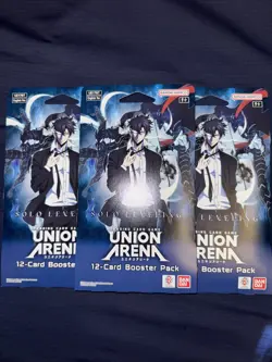 New!! Union Arena Solo Leveling Booster Pack Sleeve x 3 - Image 1